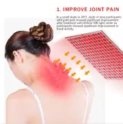 Red Light Therapy Lamp with Stand, 660nm Red & 850nm Infrared Light for Body kdg