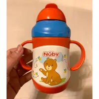 在飛比找蝦皮購物優惠-👶🏻👶🏻Nuby 360度吸管保溫水壺 220ml真空學習杯