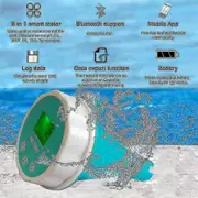 Floating Smart Swimming Pool Water Analyzer 6 In 1 Ph Chlorine Ec Tds Orp Temp Tester For Spa Pool Water With Bluetooth App