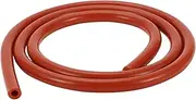 Silicone Vacuum Tubing Hose Automotive Vacuum Line High Temperature 5.5Ft 1/4" 6mm ID 2.5mm Thickness 1 Pcs Red
