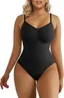 Women'S Shapewear Bodysuit Tummy Control Body Shaper Seamless Sculpting Snatched