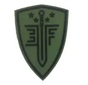 Umarex Elite Force Shield PVC Morale Patch - Olive - New - 2211157