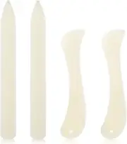 Giantree 4 Pcs Bone Folder Paper Creaser Set, Folding Scoring Burnishing Craftin