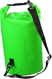 [Ｓｉｍｈｏａ] 10L Waterproof Dry Bag for Outdoor Activities with Roll Top for Snowboarding and Swimming, Green