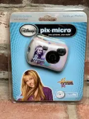 Disney Micro Hannah Montana Digital Camera Purple Miley Cyrus Brand New NIB 2007