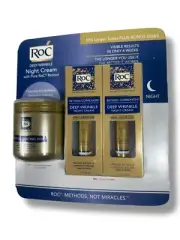 Roc Retinol Correxion Deep Wrinkle Night Cream Duo & Resurfacing Disks Pack