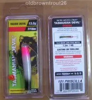Tasmanian Devil No 101 'Priscilla' 13.5gr Discontinued Lure