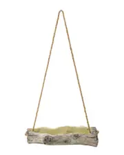 A&B Home Nature inspired Hanging Log Outdoor Planter