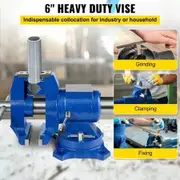 Multipurpose Bench Vise 5" 30Kn Heavy Duty with 360° Swivel Base and Head
