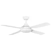 Martec Discovery II 56" Ceiling Fan with 15W LED Light Kit - White - Tri-Colour