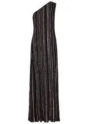 Missoni One-shoulder Embellished Fine-knit Maxi Dress - Multicoloured - 40 (UK8 / S) 40 (UK8 / S)