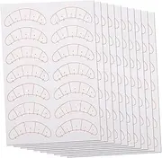 Minkissy False Lashes Positioning Stickers Lash Extension Mapping Chart Makeup Tape for Eyeshadow Eyelash Skin-friendly Breathable Beauty Salon and Makeup Artist Tool