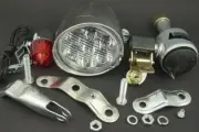 6V 3W Bicycle Motorized Bike Friction generator Dynamo Alternator Tail Light