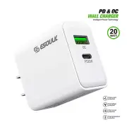 20W Dual Port Home Wall Charger ONLY For TCL K11 T432W