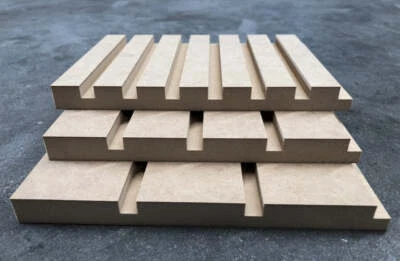 Wall panel Interior cladding Battens MDF Panels 40mm Raw Ready for paint