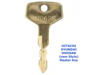 HD620 HITACHI HYUNDAI DOOSAN Master Plant Keys fits Excavators Diggers Ignition