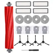 Main Brush, Side Brush, HEPA Filter, Mop Cloth for Q Robotic Vacuum Cleaner