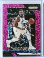 2018-19 Prizm Fast Break Pink Disco Refractor #183 Jae Crowder SSP #02/50