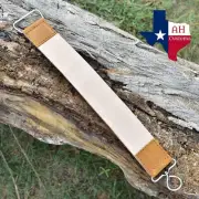 Pure Cow Leather Strop Sharpening and Smoothing for your Razor Blades Knives