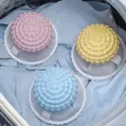 3Pcs Floating Lint Mesh Bag Lint Catcher for Washing Machine (Mixed Colors)