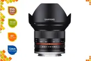 Brand New Samyang 12mm f/2.0 NCS CS Black Lens for M4/3