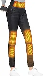 [GDDO] N/A Heated Pants for Men Women Thermal Electric USB Winter Warm Soft Pants for Winter Snow(Batteries Not Included)