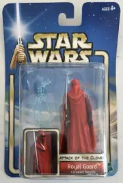 Star Wars Attack Of The Clones Royal Guard Action Figure, (B107)