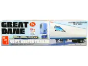 Model Kit 2023 AMT Skill 3 Great Dane 40 Ft Reefer Trailer 1/25 Scale