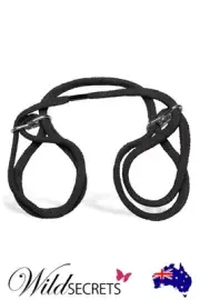 NEW Doc Johnson Japanese Style Cotton Wrist or Ankle Cuffs, Bondage