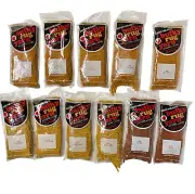 Vintage Red Heart Latch Hook Bulky Rug Yarn Lot of 11 Light Gold Old Gold Spice