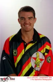 Paul Strang Zimbabwe 1998 Old Player Cricket Photo