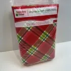NEW Rectangle Christmas Table Cloth ~ Holiday Time Tablecloth ~ Peva Vinyl