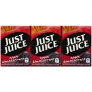 Just Juice Juice Apple & Blackcurrant 100% 24 X 200ml Carton