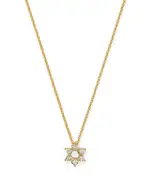 Roberto Coin 18K Yellow Gold Diamond Star of David Pendant Necklace, 16-18
