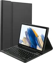 zolyet Portable Detachable Tablet Protective Case with BT Keyboard Pen Slot Compatible with Tab S6 Lite 2022/P613/P619 Black Black Compatible with Tab S6 Lite 2022&P613&P619