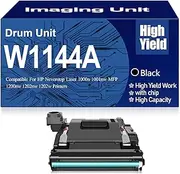 for HP W1144A Imaging Unit 144A W1144A Drum Unit High Yield High Capacity Drum Unit Compatible for HP Neverstop Laser 1000n 1001nw MFP 1200nw 1202nw 1202w,W1144A Black-1PC