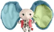 Fisher-Price Baby Sensory Toy Planet Friends All Ears Lovey, Plush Elephant for