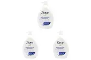 3x Dove 1000ml Body Wash Liquid Bath Soap Nutrium Moisture Beauty Nourishing