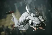 Awards host Borat is suspended over the stage 12th MTV Europe Musi- Old Photo 1