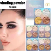 4 Colors Beauty Highlighter Palette Makeup Face Contour Powder Bronzer Make Up