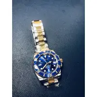 在飛比找蝦皮購物優惠-訂製無現貨【改錶玩面】Seiko Mod 精工 半金藍水鬼 