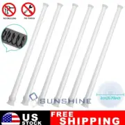 Sistema de 6 Barra Cortina Extensible de 23-33 Pulgadas con Tensión por Resorte