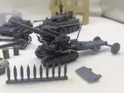 3D Printed 1/72/87/144 WWII Soviet B4 Howitzer Unpainted Model Kit NEW