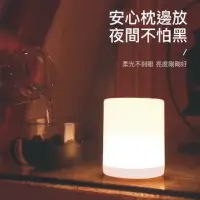 在飛比找momo購物網優惠-【G.SIN】充電式圓柱LED觸控小夜燈(緊急照明 夜燈 觸