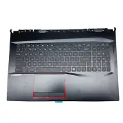 For MSI GE75 Palmrest Full Color Backlit Keyboard Non-Touchpad 3077E2C213Y Black