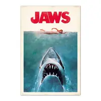 在飛比找金石堂優惠-【大白鯊】 JAWS 復古海報