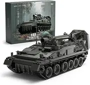 Nifeliz 2S4 Military Tank Building Set for Adults, Self-Propelled Heavy Mortar Set for Military Fans, Military Model to Build and Display, Collectible Gift (1,438PCS, NF10291)