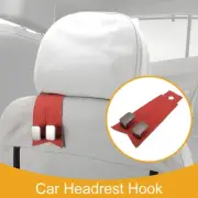 1 Pcs Universal Car Seat Headrest Hook for Hanging Purses Red 6.89"x2.99"