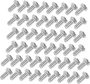 Healeved Stainless Steel Bolts Assortment 50 Pcs Square Neck Carriage Bolts Flanged Allen Machine Screws Kit