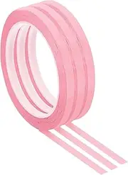 uxcell 3 Pack Whiteboard Tape, 7mm 1/4" Width Art Tape Dry Erase Board Pinstripe Thin Tape for Graphic Chart Grid Drafting Electrical Marking, Pink